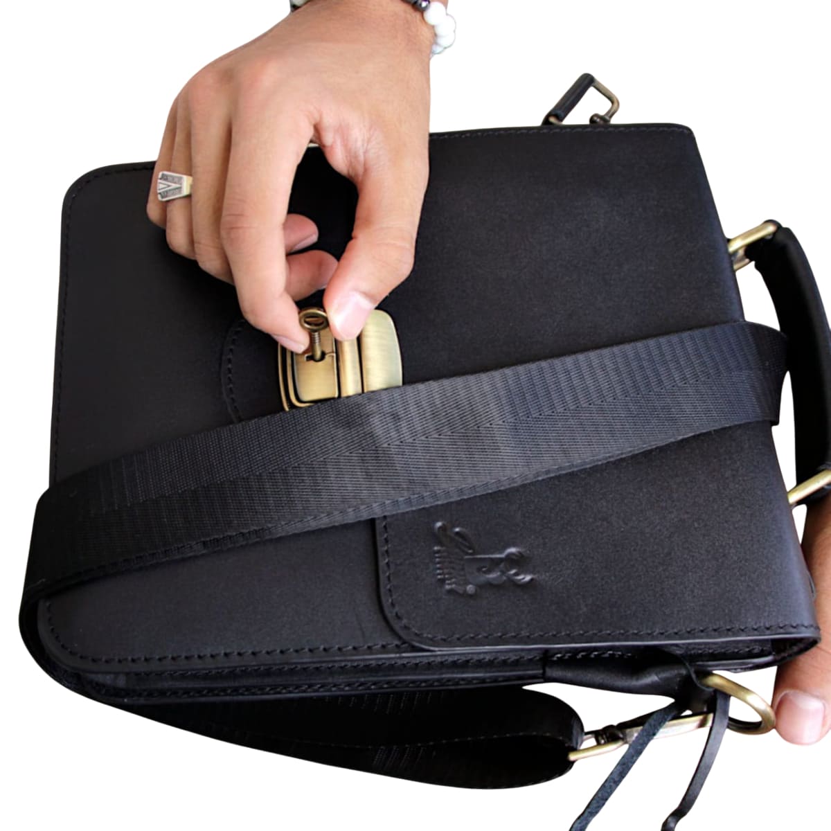Bag Leather Natural For Men