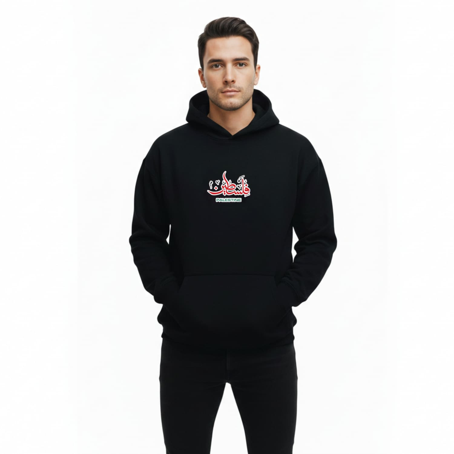 Sweatshirt Shirt Palestine From Cotton Egyptian Printed Modern
