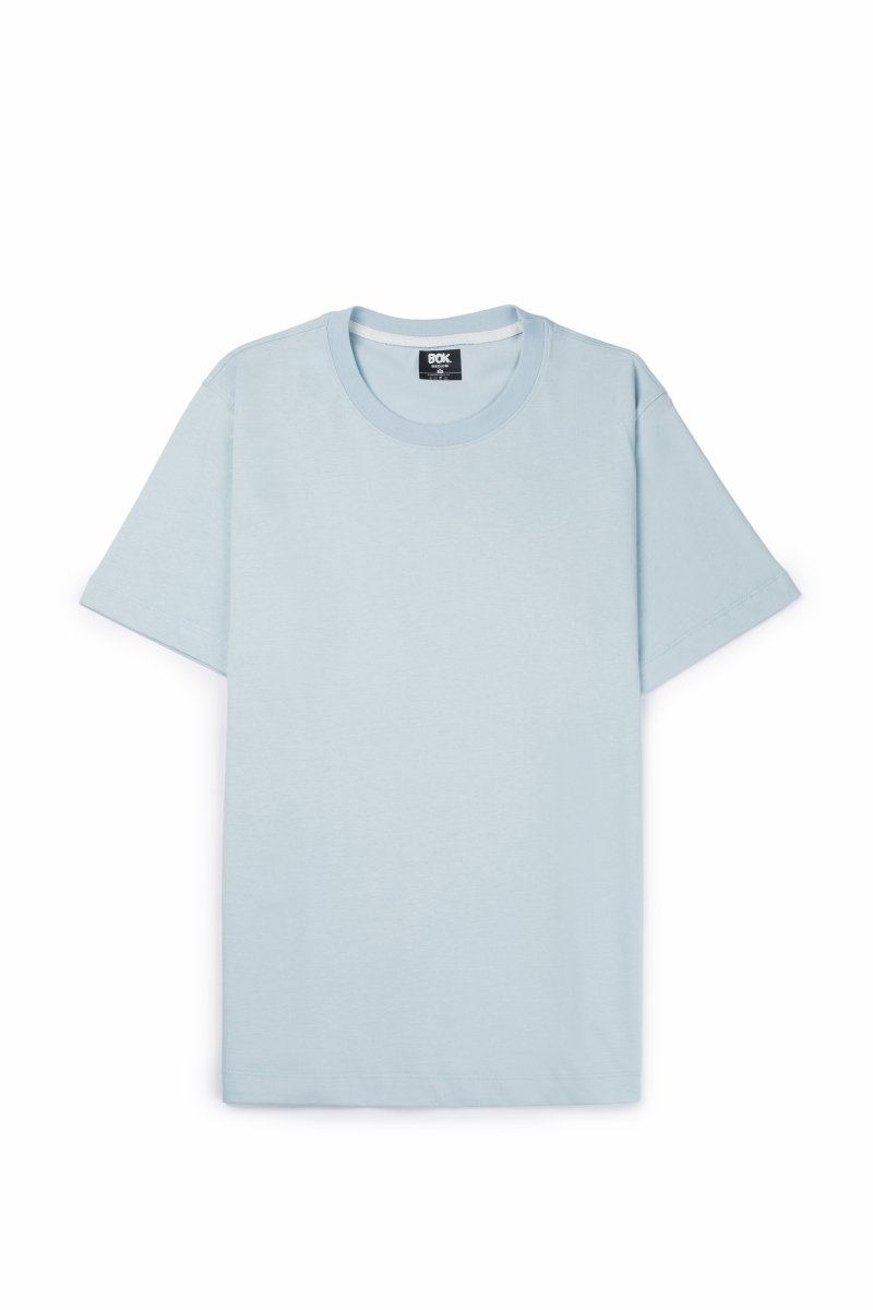 T-Shirt Men's Fit Ordinary Blue Light
