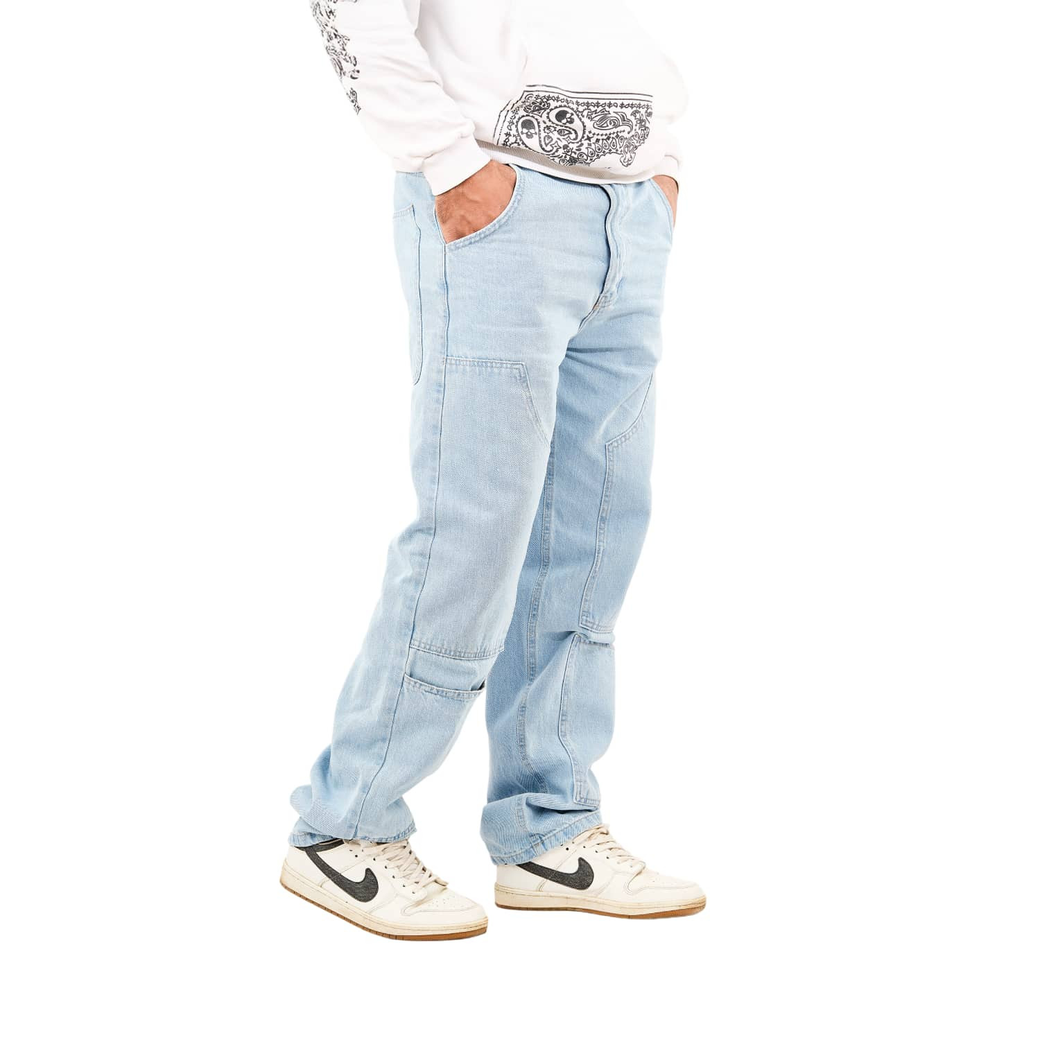 Jeans Men's Casual With Design Modern Fabric Durable