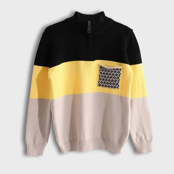 Children's half-zip jacket in distinctive colors for kids