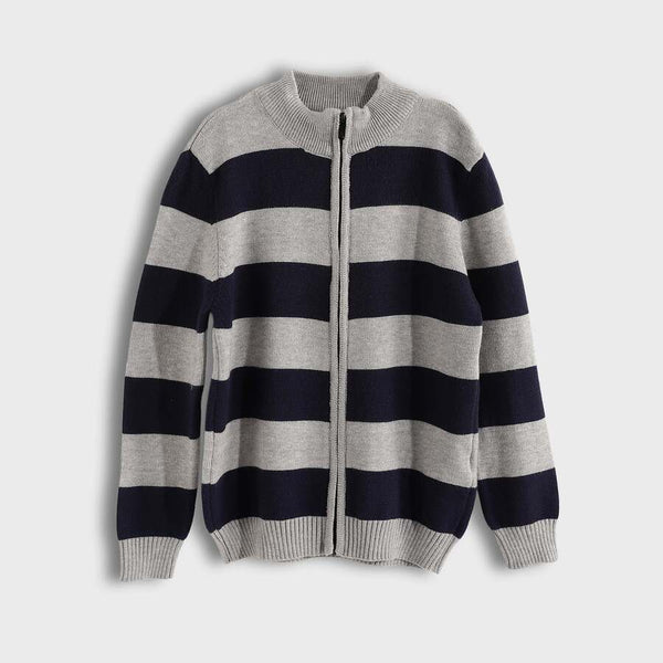 Long children's jacket with zipper in multiple colors