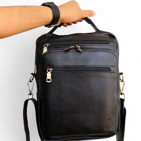 Men's Genuine Leather Crossbody Bag