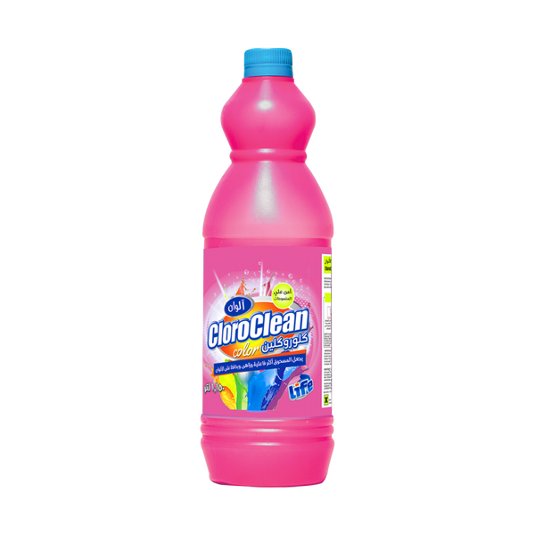 كلوروكلين مبيض آمن للألوان 1 لتر و15 لتر