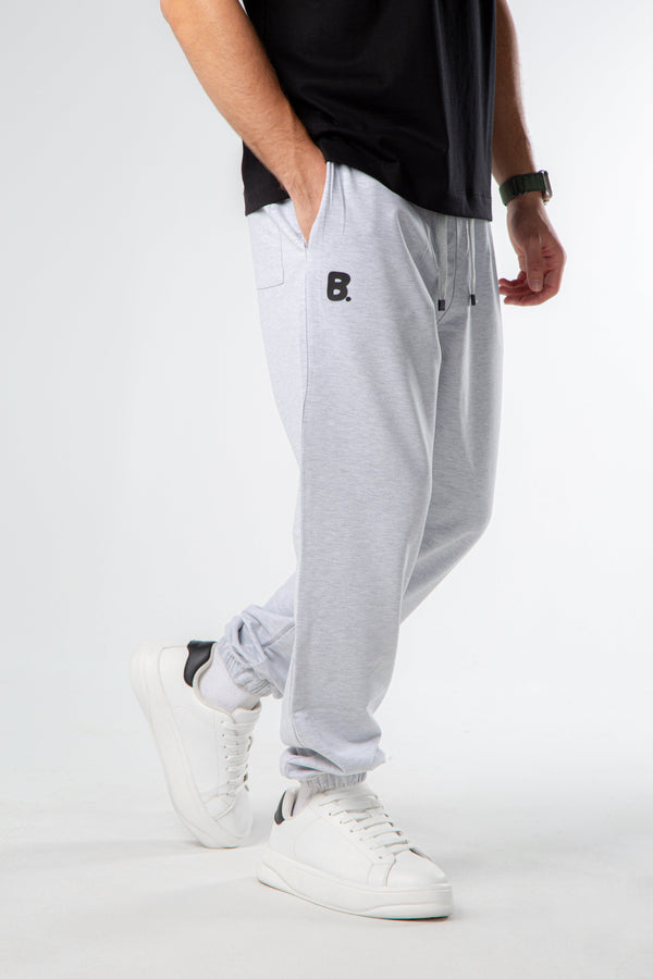WASHED JOGGER WAIST PANTS - ICE Gary.