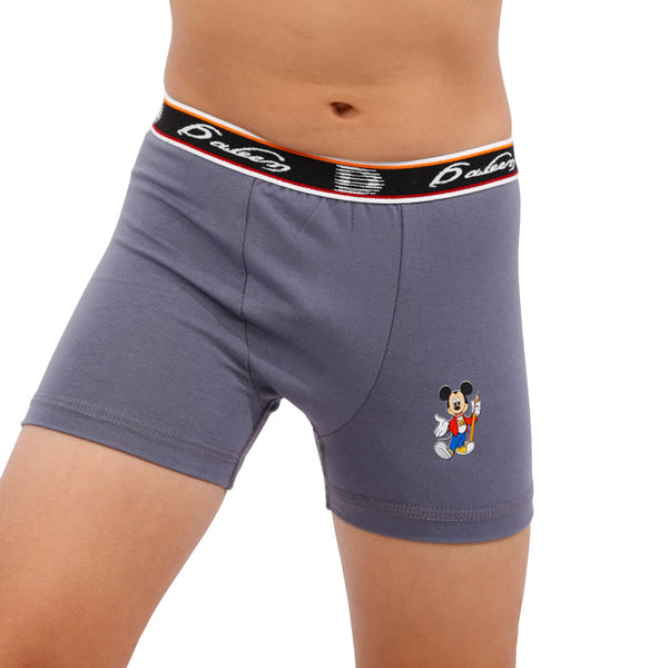 Boys' colored cotton lycra boxer shorts