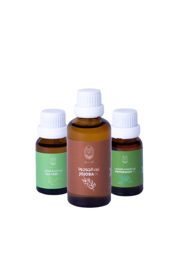 مجموعة زيت فروة الرأس المنعشة لعناية متوازنة بالشعر