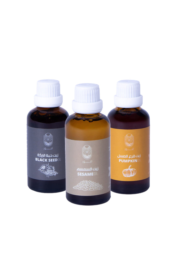 مجموعة زيت معززة للصحة مزيج لدعم المناعة والحيوية