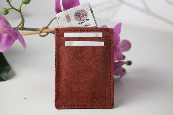 Genuine leather card wallet