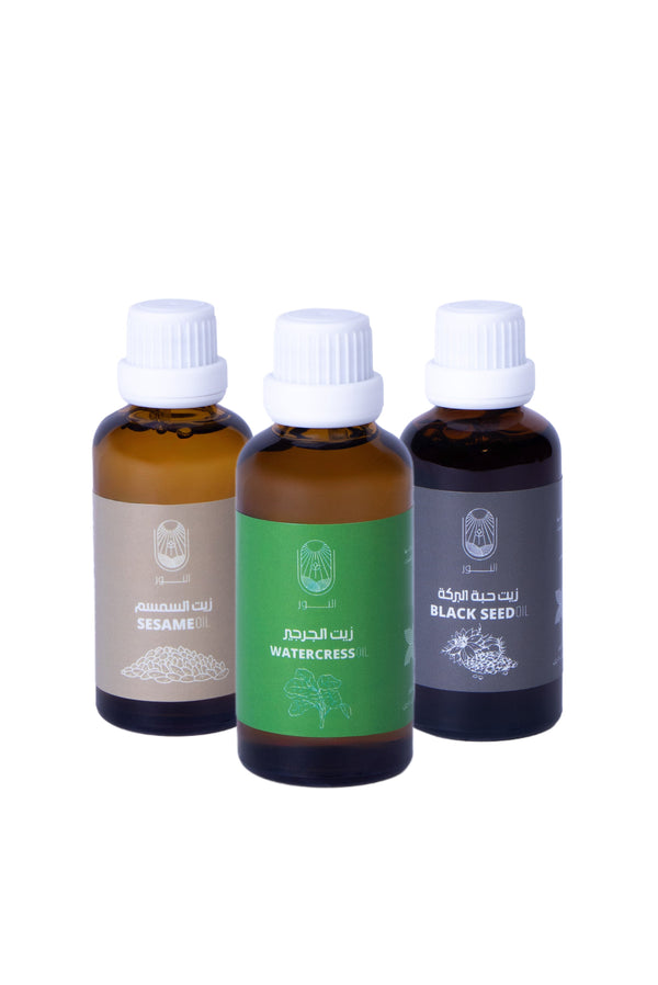 مجموعة زيوت الطول والقوة لتقوية الشعر وتحفيز نموه