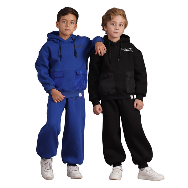 طقم أولادي شتوي بألوان أنيقة عصرية