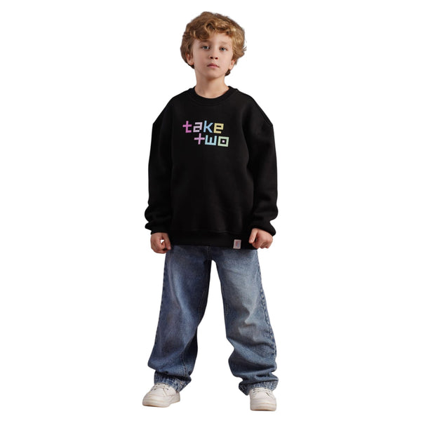 سويت شيرت أولادي شتوي أنيق تيك تو