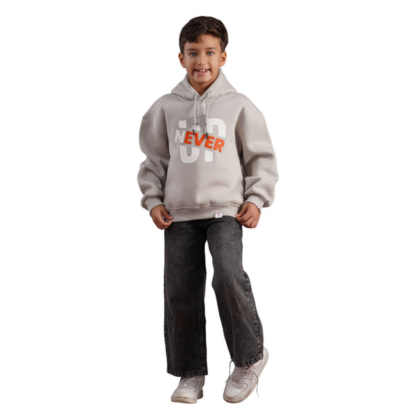 سويت شيرت أولادي شتوي هودي نيڤر جيڤ أب