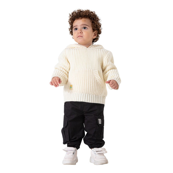 بلوفر مبطن بالفرو للأطفال أنيق وعملي