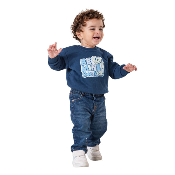 تيشيرت ميلتون مكستر للأطفال لون كحلي