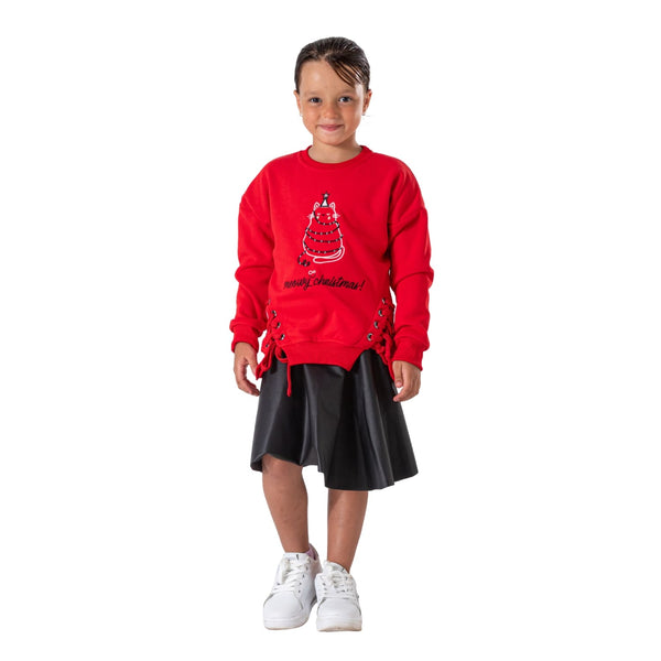 تيشيرت ميلتون بظهر فرو بناتي تصميم مريح