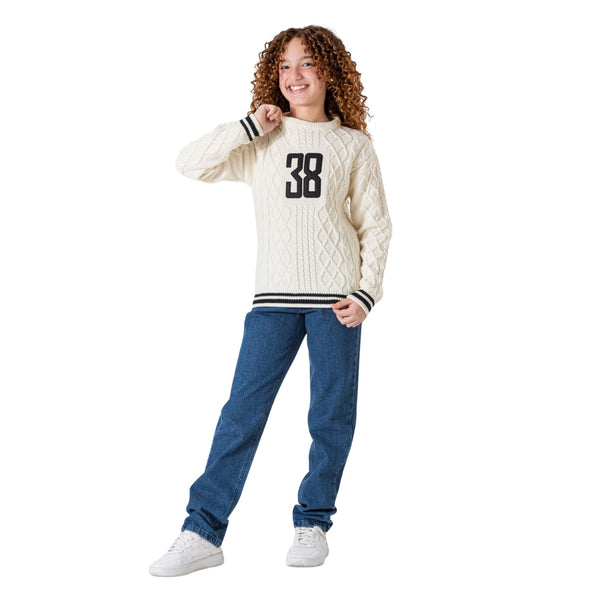 بلوفر تريكو بناتي أنيق