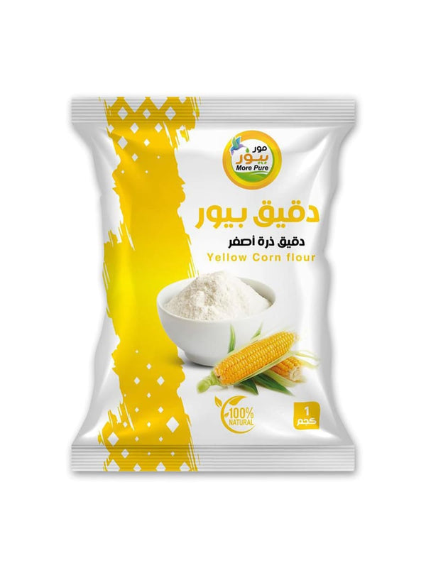 دقيق ذرة أصفر مور بيور كيس 1 كجم