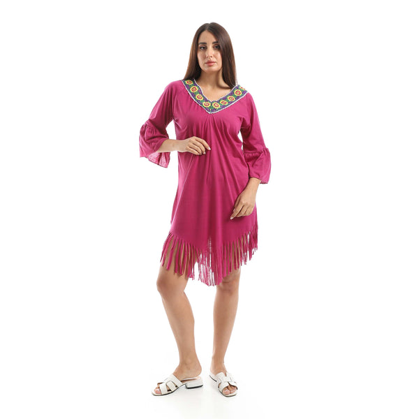 Women's long blouse made of comfortable cotton