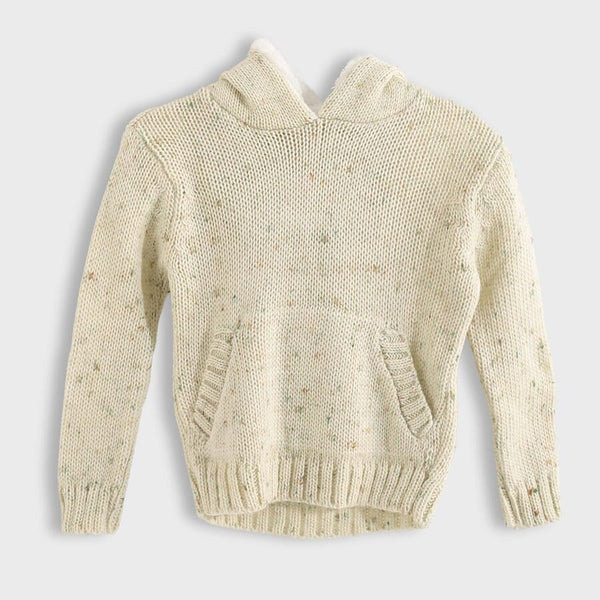 سويت شيرت أطفال بكابشون بلون البيج المميز - SemCem