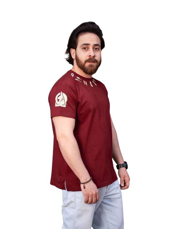 تيشيرت قطن هيروغليفي رجالي - SemCem