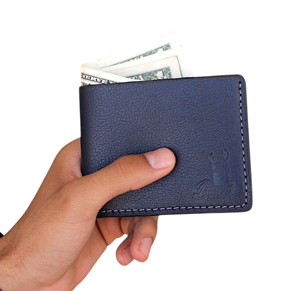 Wallet From Leather Natural