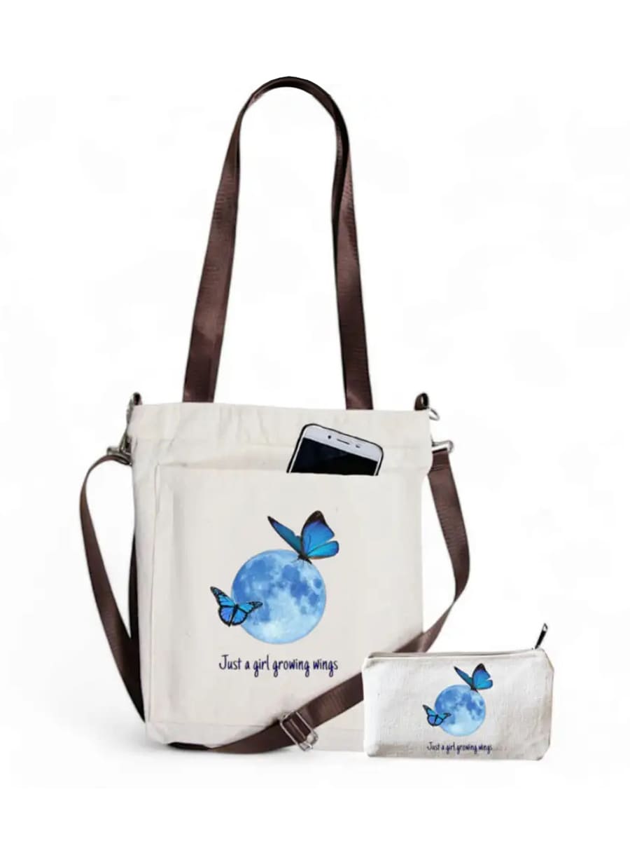 Bag Crossbody Baby In White With Bag Makeup
