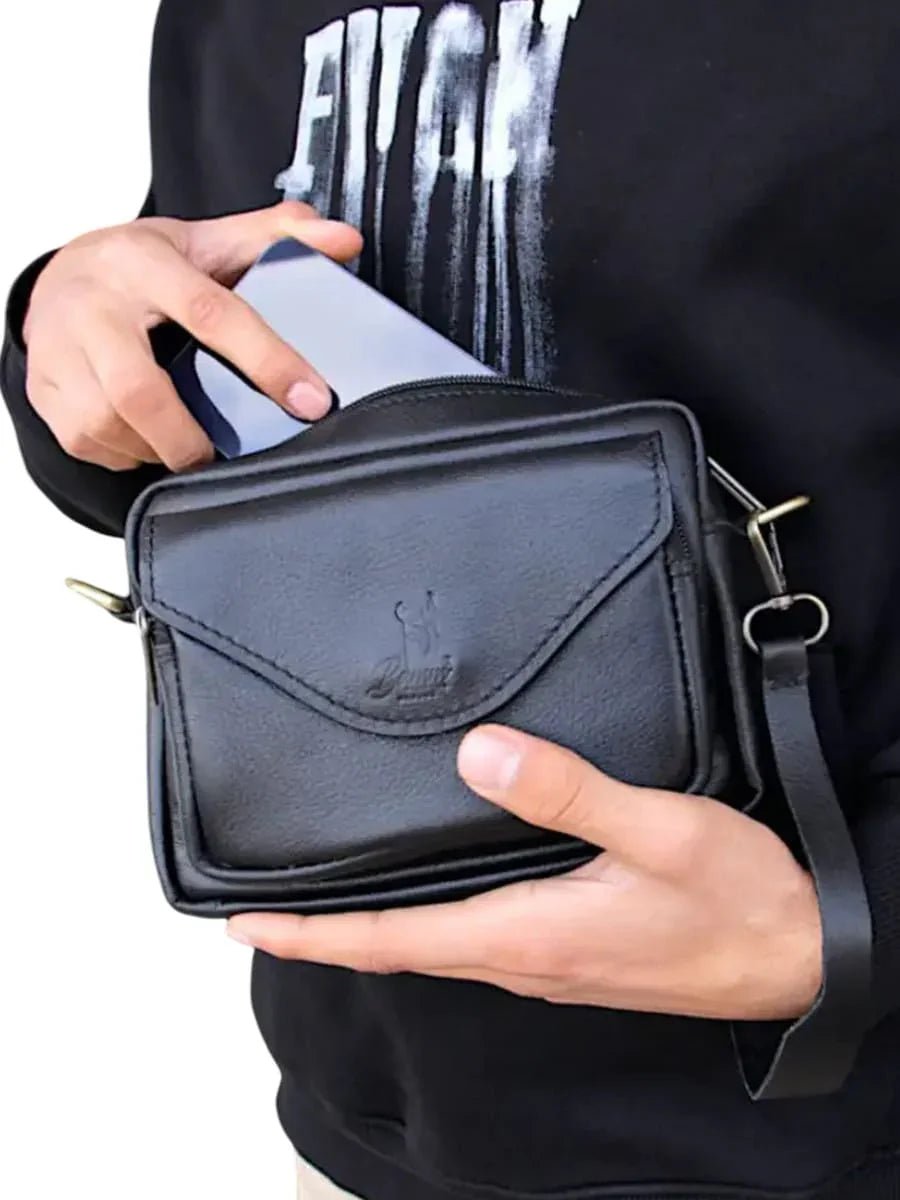 Bag Hand Cross Leather Natural