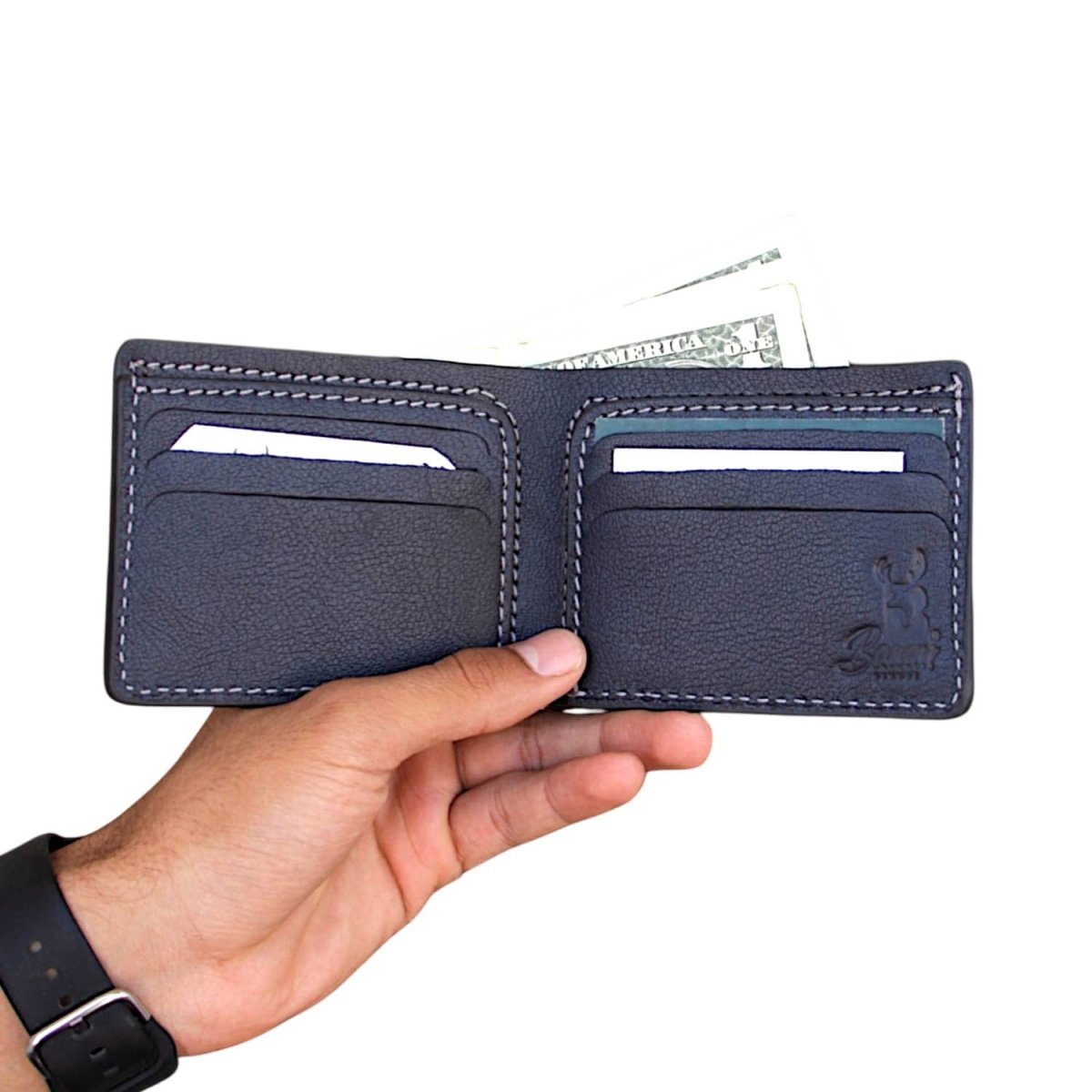 Wallet From Leather Natural