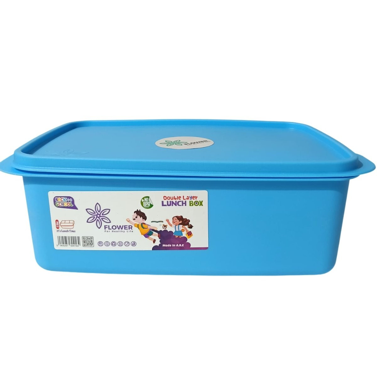 2-liter double-layer lunchbox, safe and healthy for children