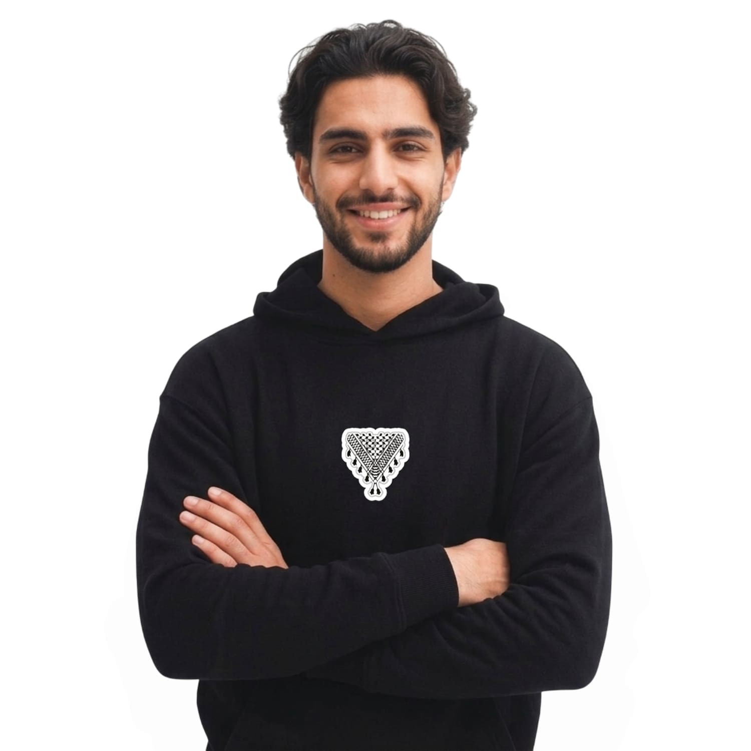 سويت شيرت شال فلسطيني من القطن المصري بطباعة عصرية