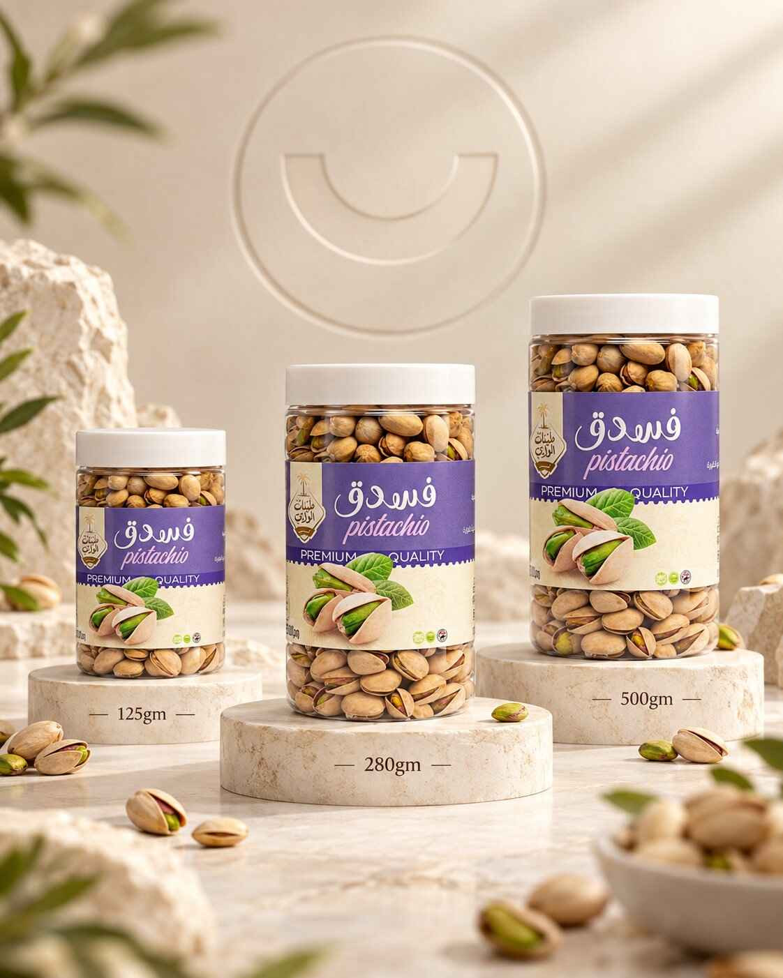 مكسرات فستق محمصة فاخرة