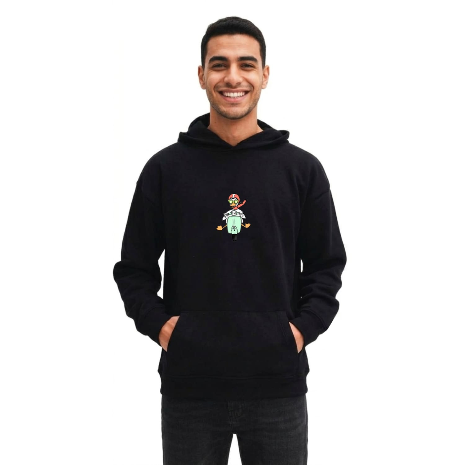 سويت شيرت بايك بايك من القطن المصري بطباعة عصرية