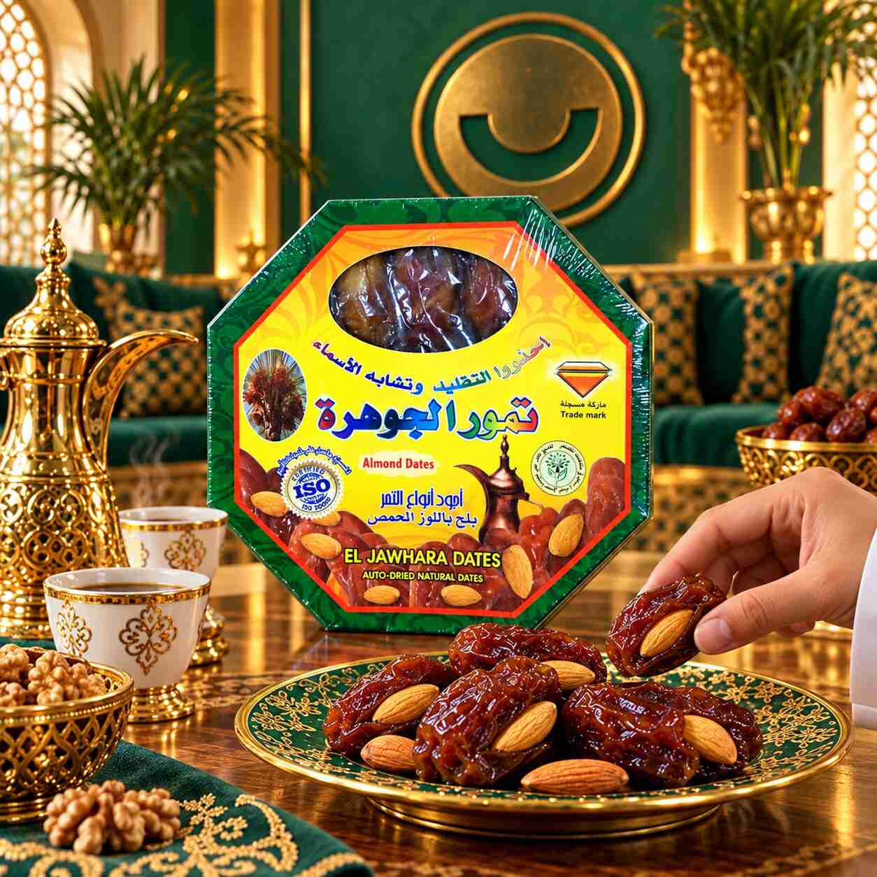 تمر سيوي باللوز 400 جرام