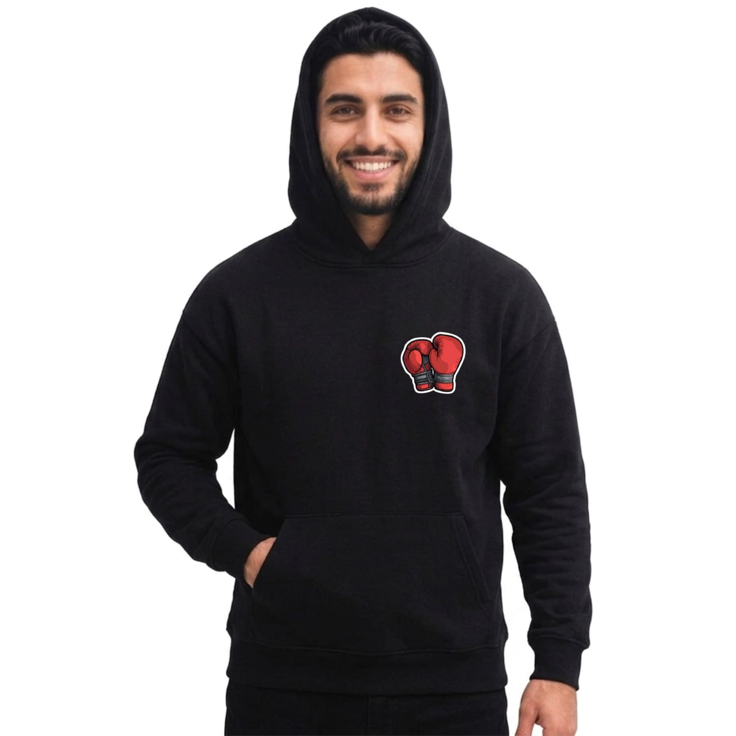 سويت شيرت بوكس من القطن المصري بطباعة عصرية