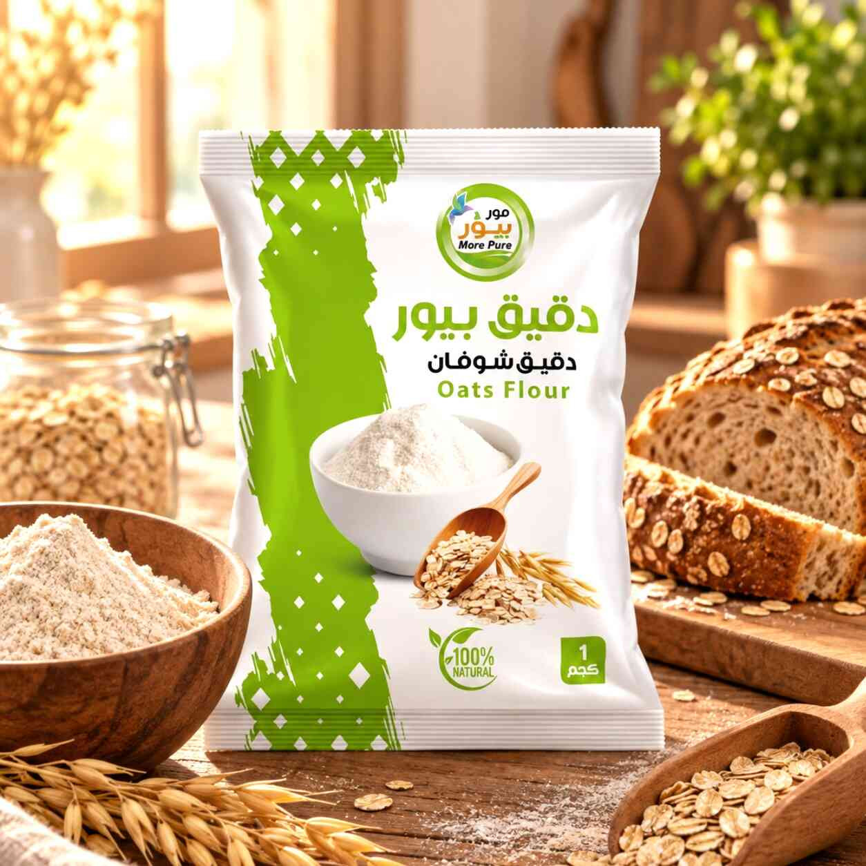دقيق شوفان مور بيور كيس 1 كجم