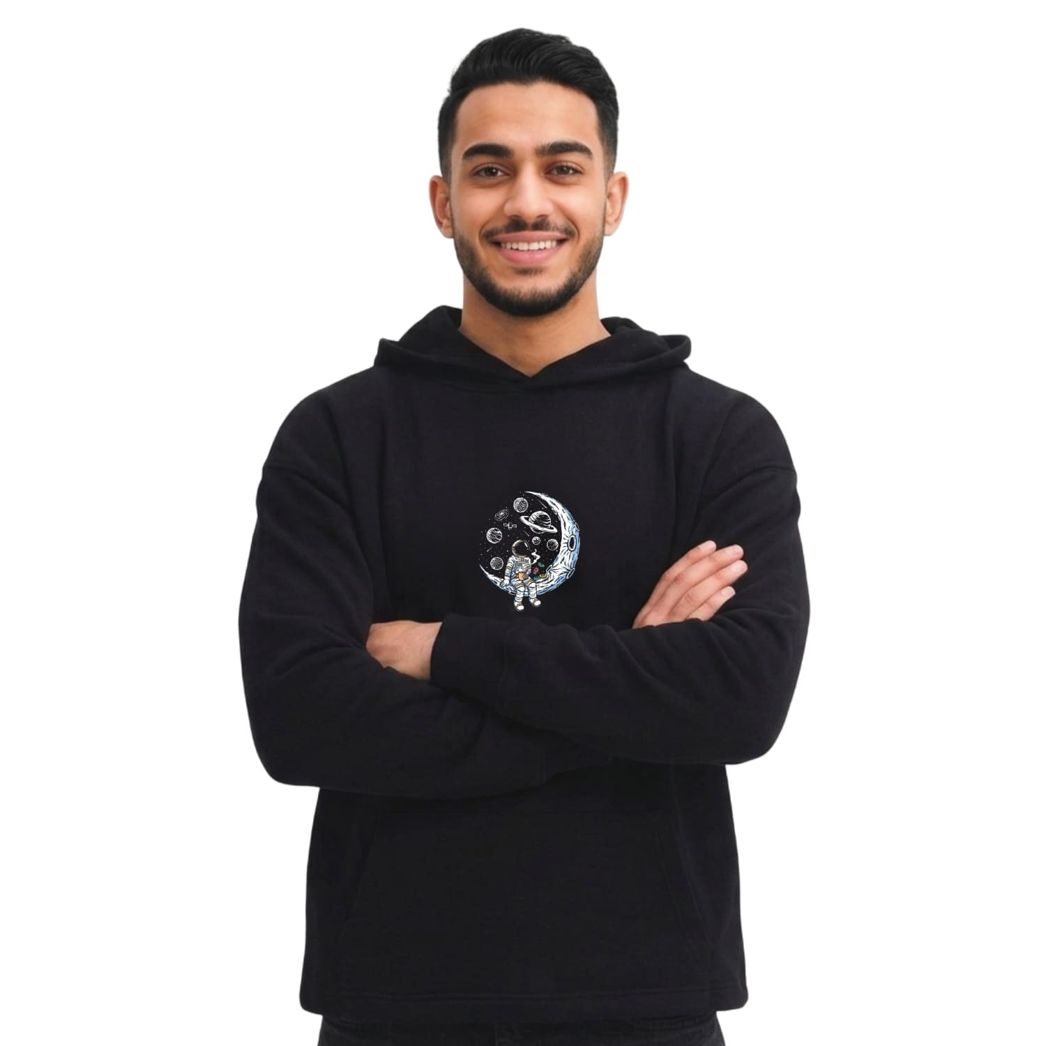 Sweatshirt Shirt May Space From Cotton Egyptian Printed Modern