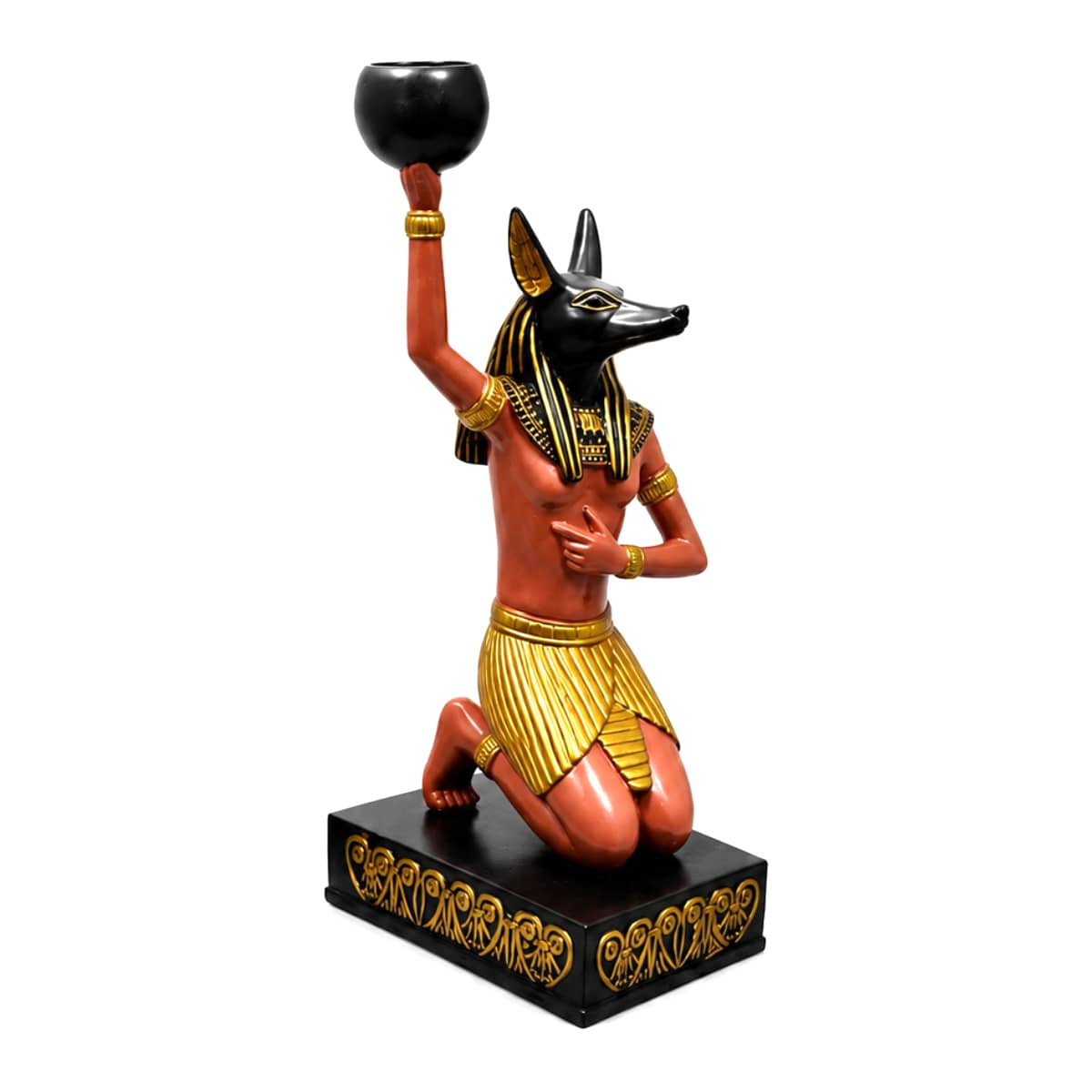 Anubis Cupbearer Statue - Luxury Pharaonic Decor (20 cm)