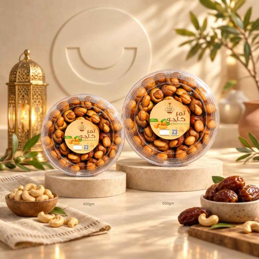 تمر فاخر محشو بالكاجو