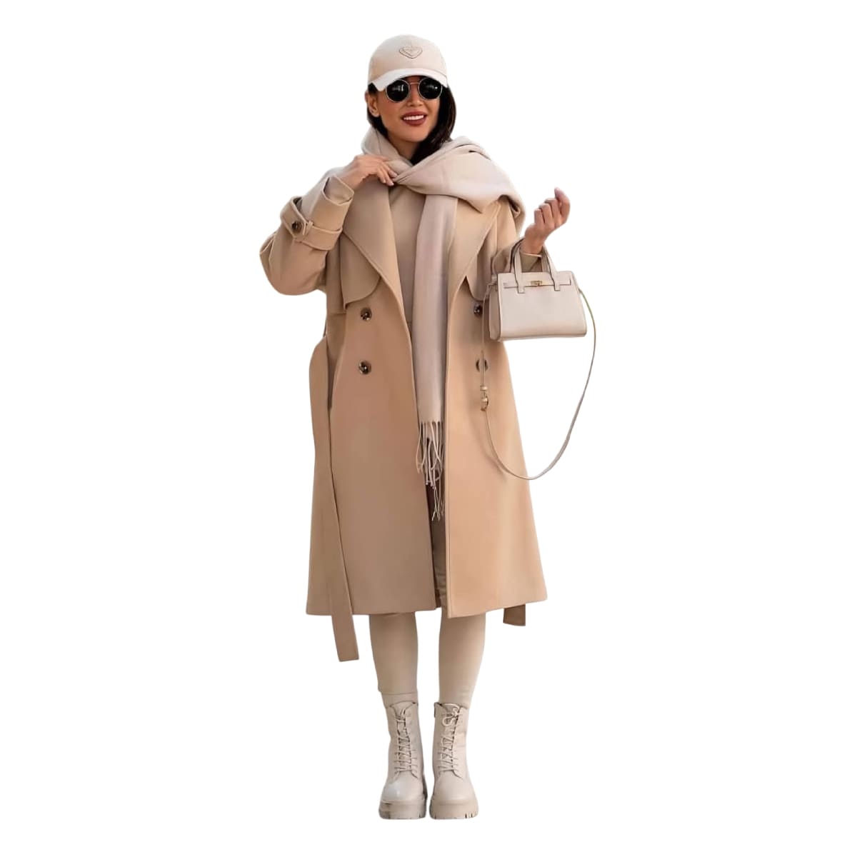 Coat Tweed Women's Colors Multi For Look Winter Luxury