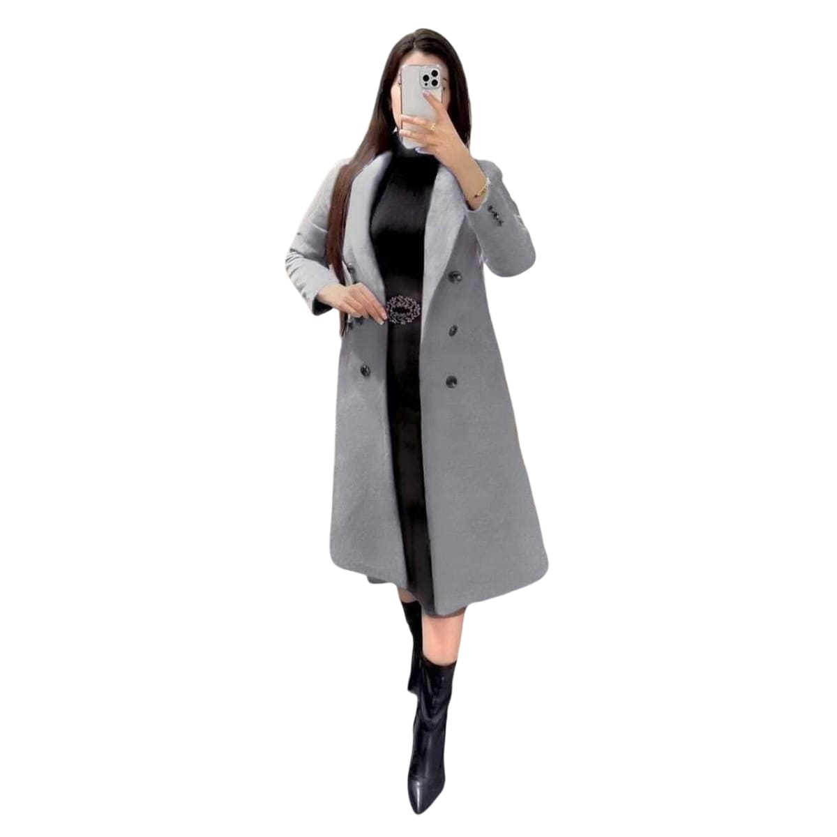 Coat Tweed Women's Elegant Colors Multi Luxury Special