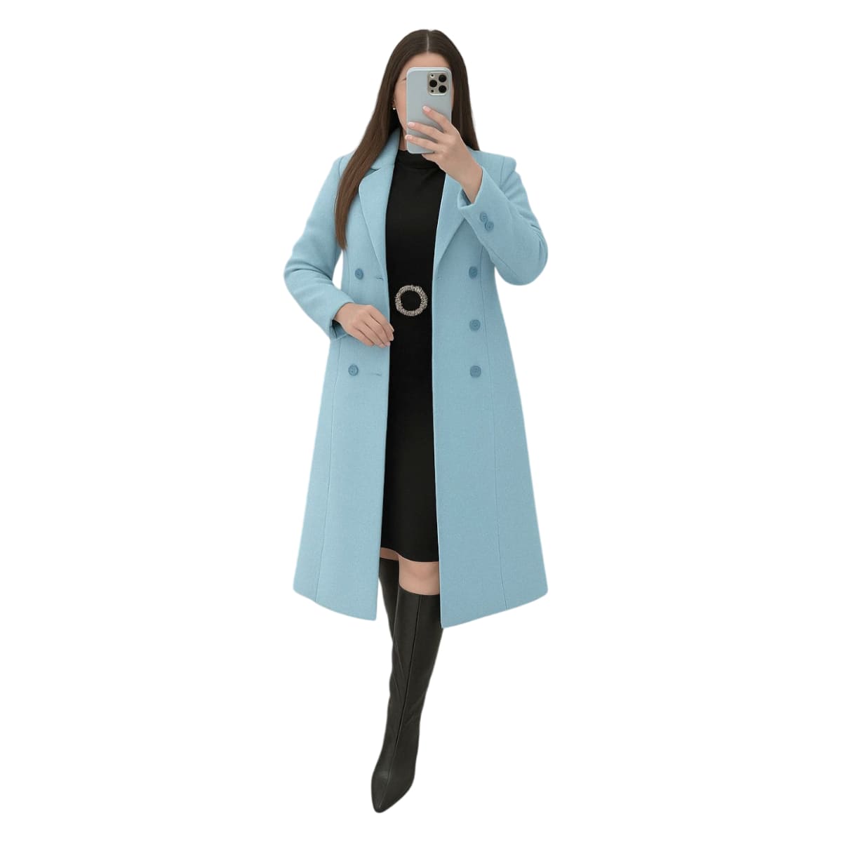 Coat Tweed Women's Elegant Colors Multi Luxury Special