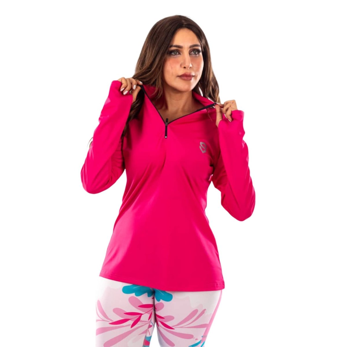 T-Shirt Sport Women's Sleeve Fuchsia