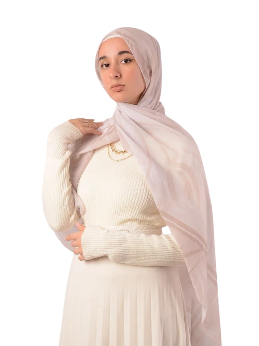 Scarf Cotton Beige Light