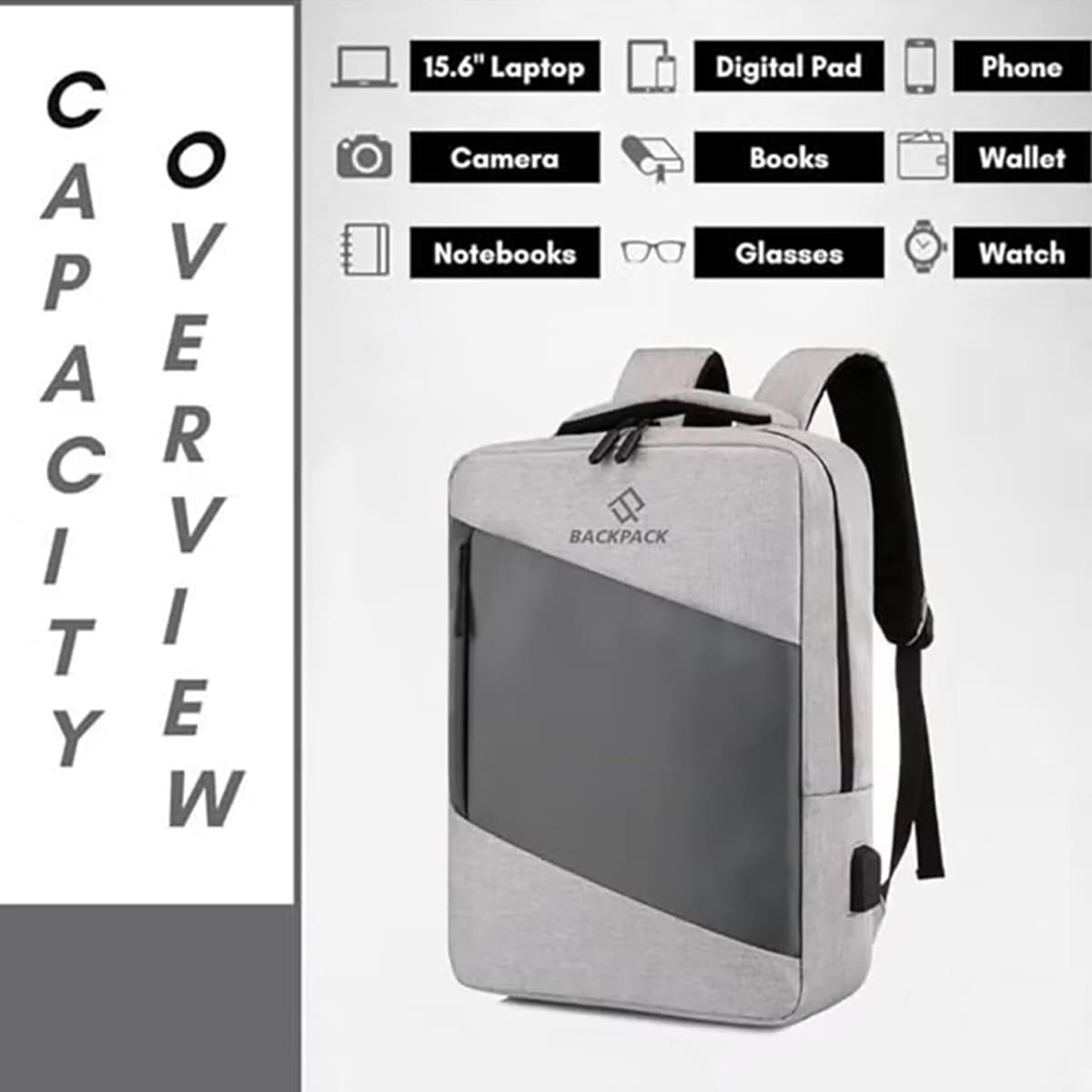 Bag Back Laptop Elegant Multi Usage