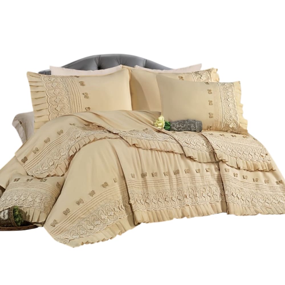 Set Sheet Bed 4 Pieces Beige