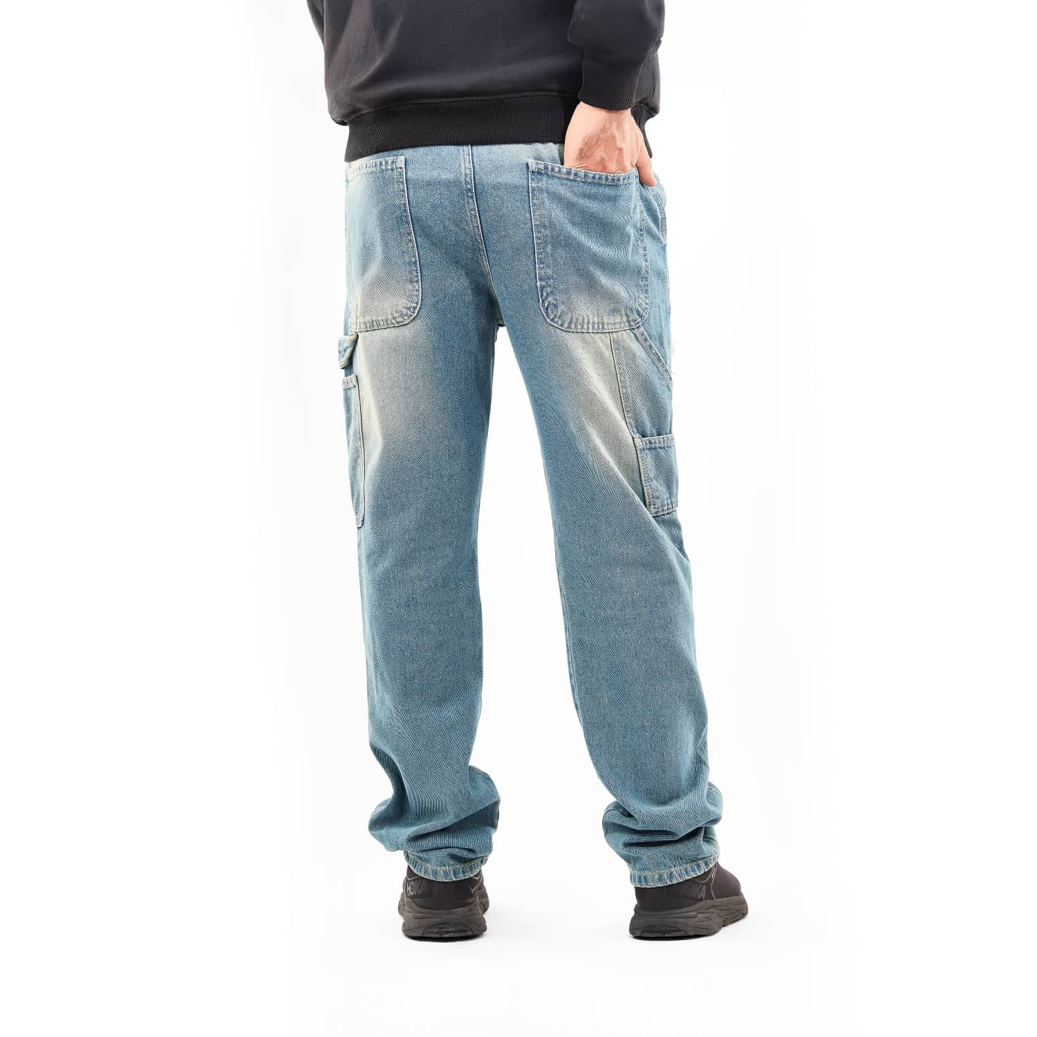 Pants Jeans Cargo Modern Pockets Side Colors Varied