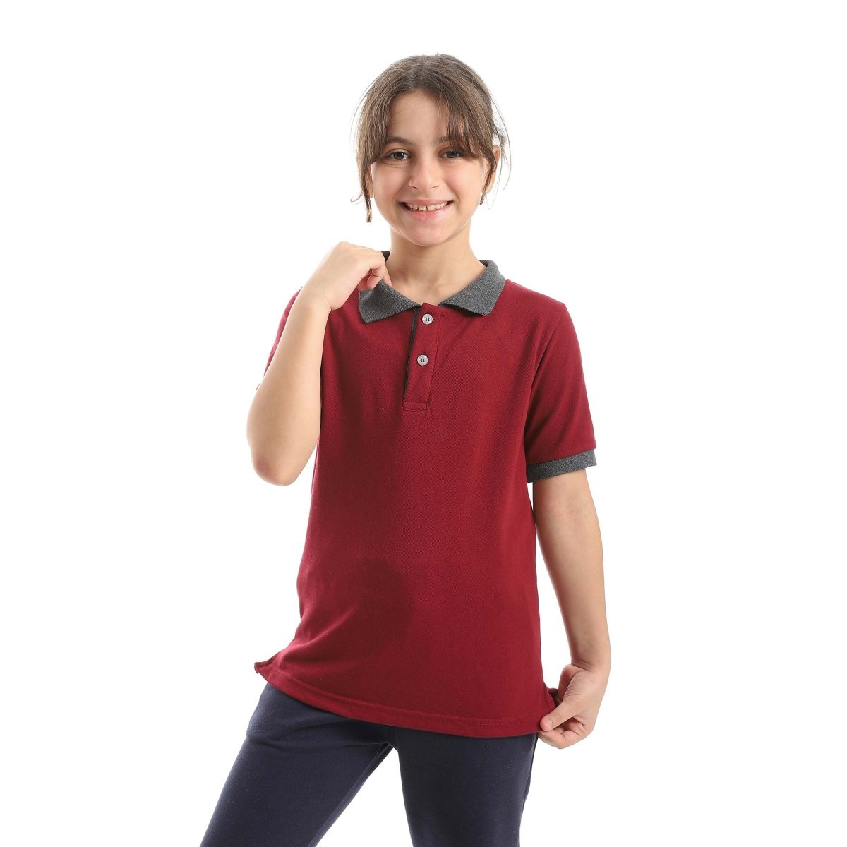 T Shirt Polo Half Sleeve For Kids Colors Special