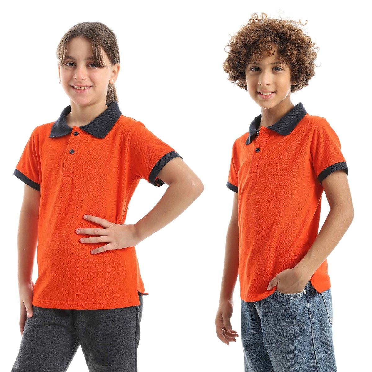 T Shirt Polo Half Sleeve For Kids Colors Special