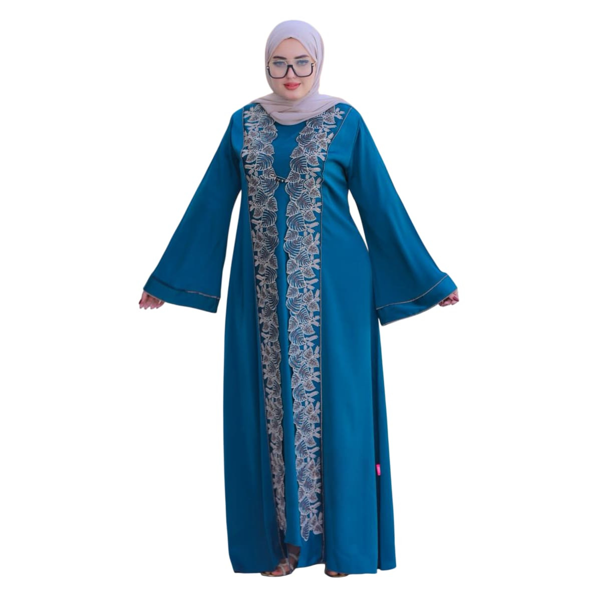 Abaya Women's Elegant Embroidered With Design Modern